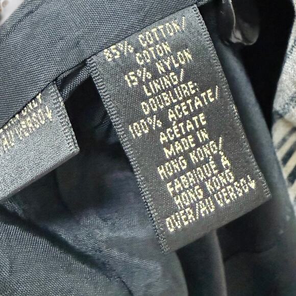 Dana Buchman Striped Gold and Black Blazer Women’s Size 4 - Picture 9 of 10